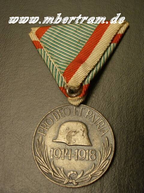 Österreich-Ungarische Militärverdienst Medaille 1914-1918