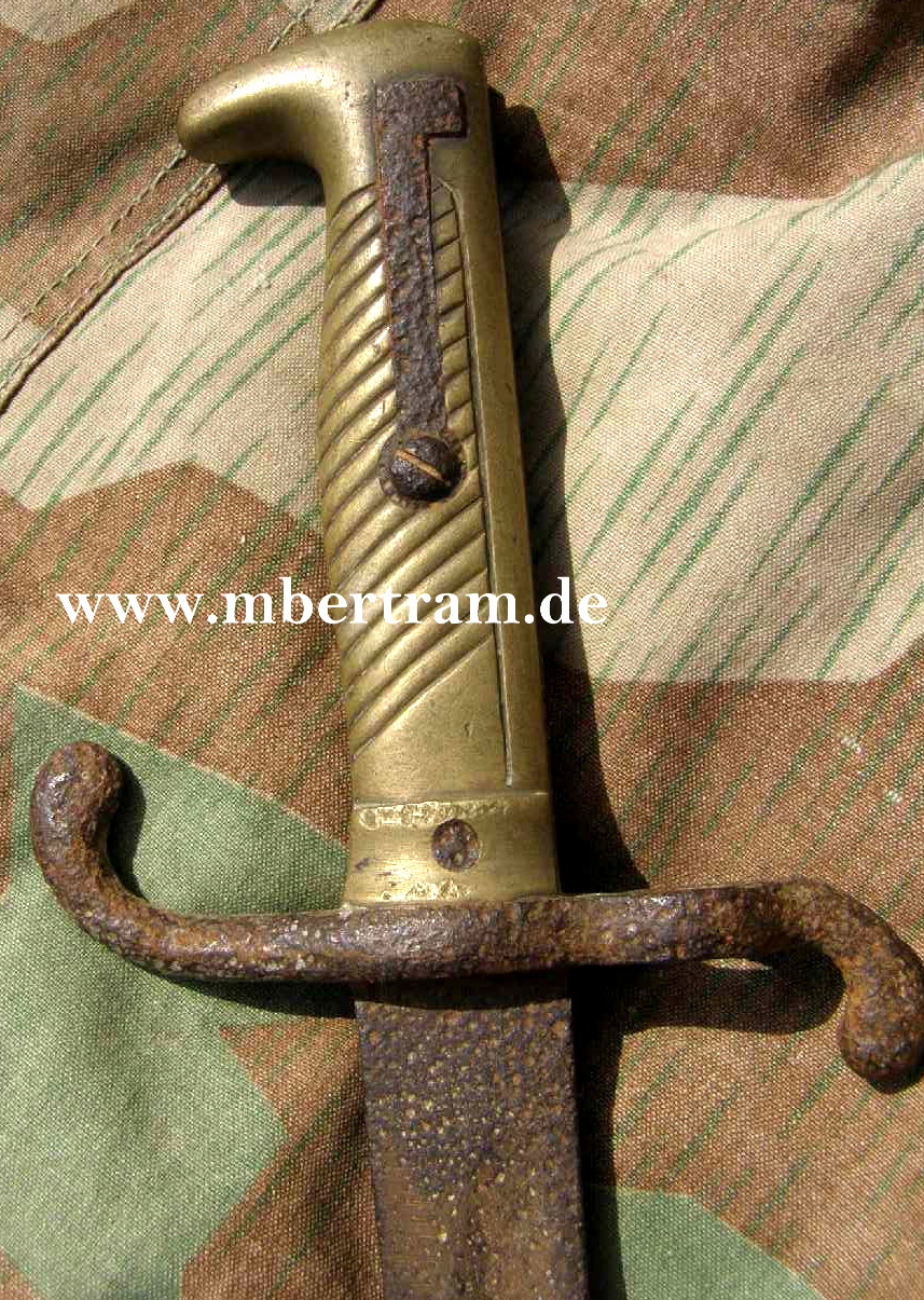 Preussisches Seitengewehr M 1871, o.Scheide, wohl Bodenfund