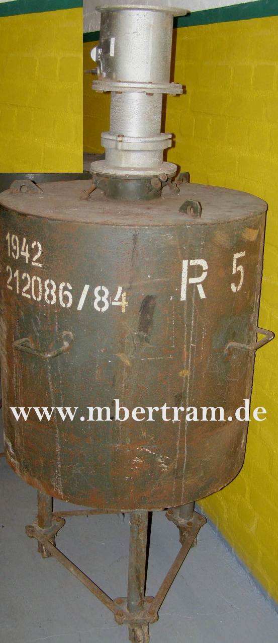 Filter für Bunker Lüftungsanlage, 1942, Anschlüsse