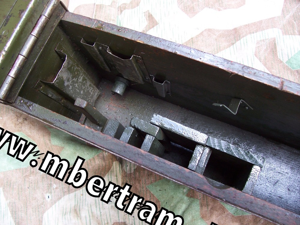 MG 08 Werkzeugkasten I.Weltkrieg mit Einteilern