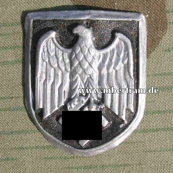 Afrikakorps Schild für den Tropenhelm, Adlerwappen