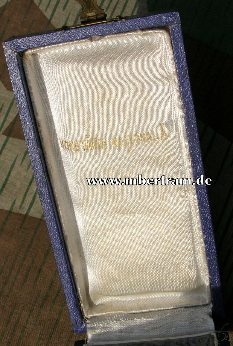 11039-5 Orden der Krone von Rumänien, Ritterkreuz mit Schatulle