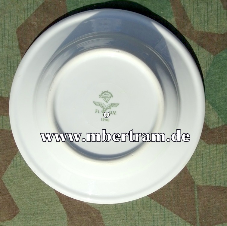 LW Suppenteller, Adler, FL.U.V. Plankenhammer Floss, 1940