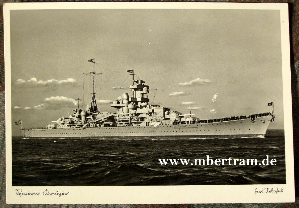 Kriegsmarine : "Schwerer Kreuzer", ungelaufen