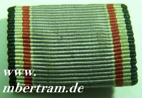 1er Bandspange mit Band Luftschutzehrenzeichen