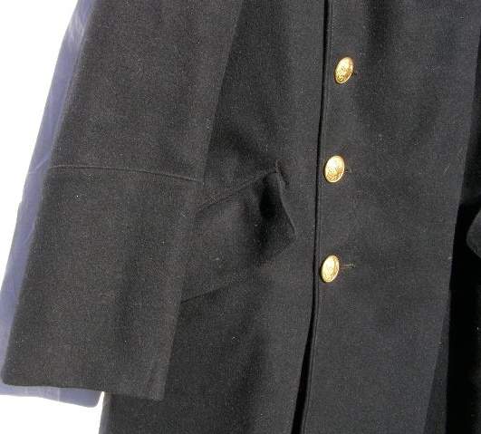 Weimarer Republik, Reichspost Mantel, schwarzer Uniformstoff, blauer Kragen