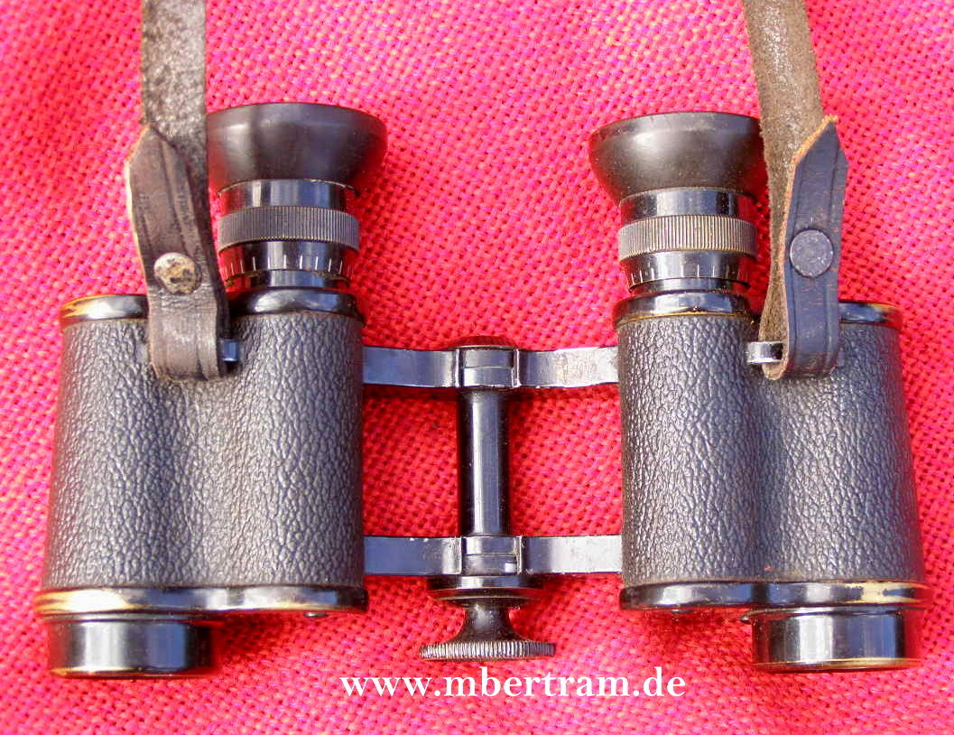 10441-12 Preussisches Militär- Dienstfernglas Doppelfernrohr 1903