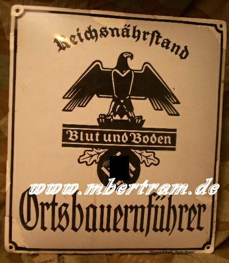 Reichsnährstand, Blut u.Boden, Ortsbauernführer, Adler/HK