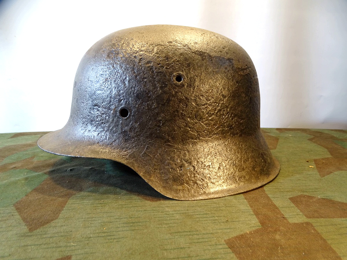 Wehrmachts Stahlhelm Glocke M 42,  gereinigt
