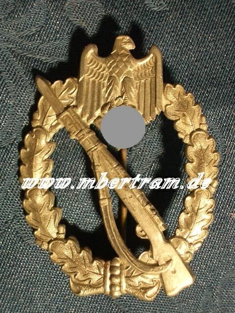 Infanterie Sturmabzeichen in Silber. Feinzink.