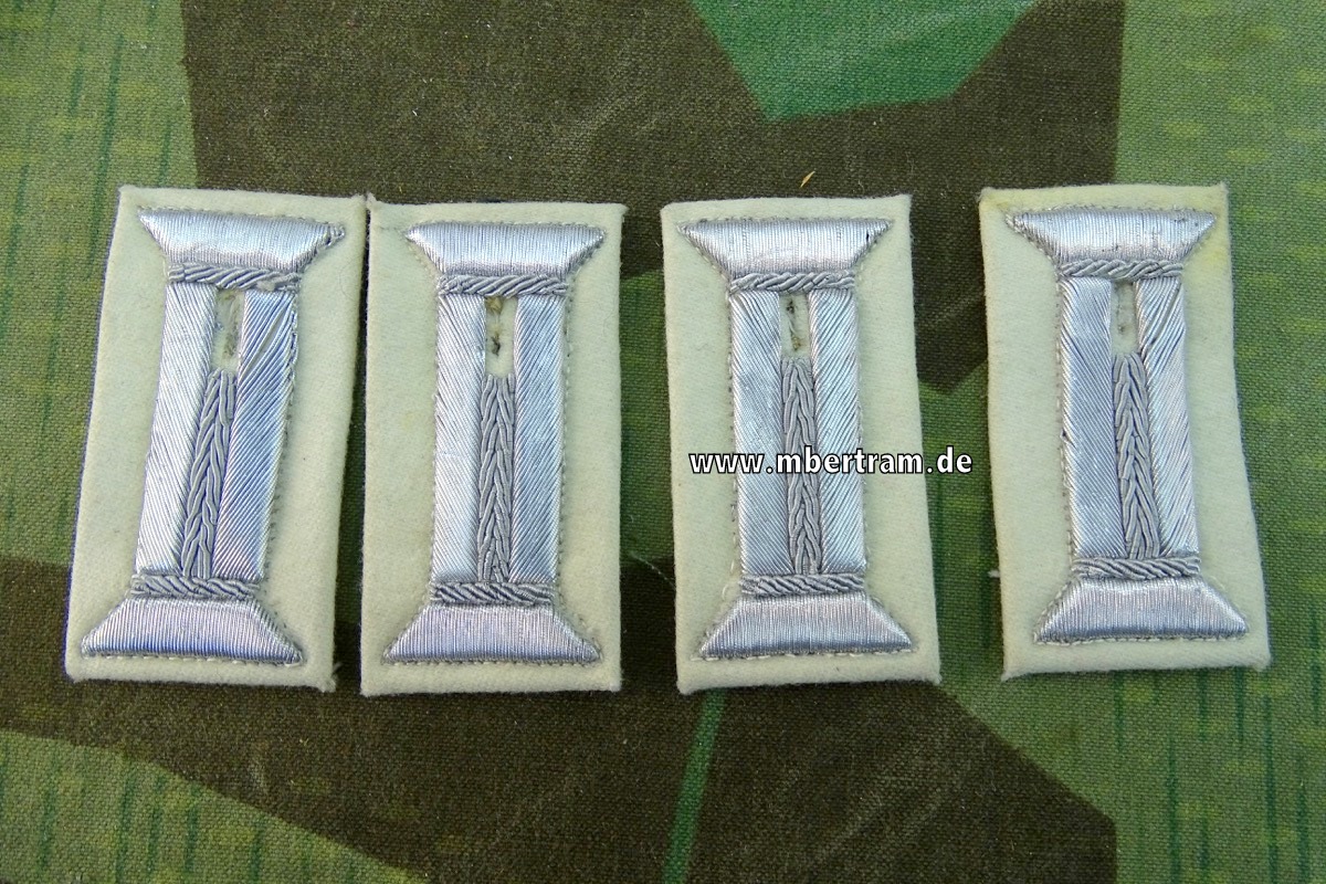 Wehrmacht Heer 4 Parade Ärmelpatten für Waffenrock Infanterie Offizier