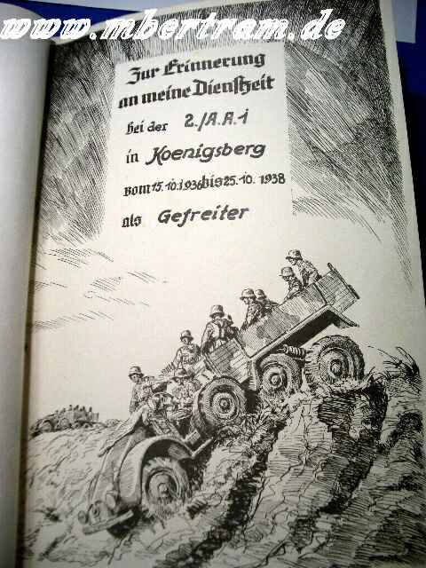 2227-5 Dokumente u.Fotos Panzer Aufklrungs Abt.1, Soldbuch