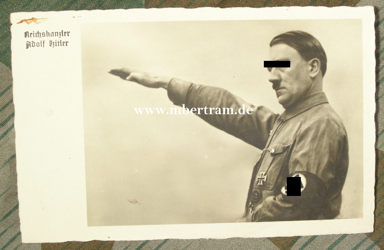 Propaganda Portraitpostkarte, Reichskanzler A. Hitler
