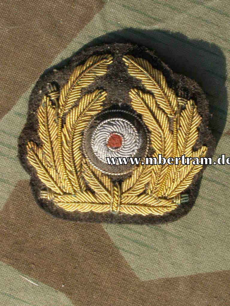 Kokarde mit Eichenlaub für Kriegsmarine Schirmmützen