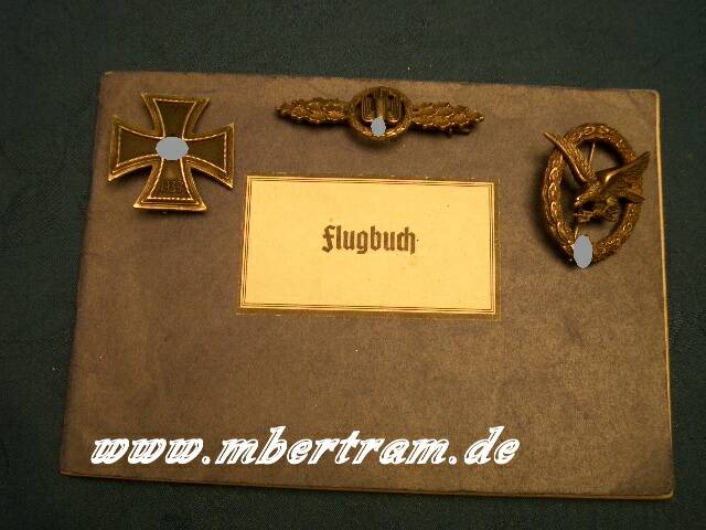 Flugbuch Do17,Kreta,Engl. UDSSR, Frontflug Spange ,EK1