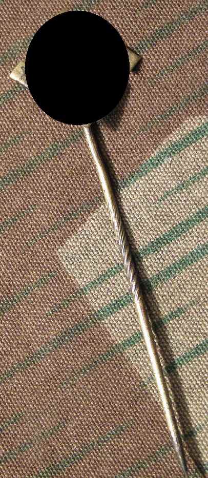 NSDAP Sympathieabzeichen, Versilbertes Hakenkreuz 15mm