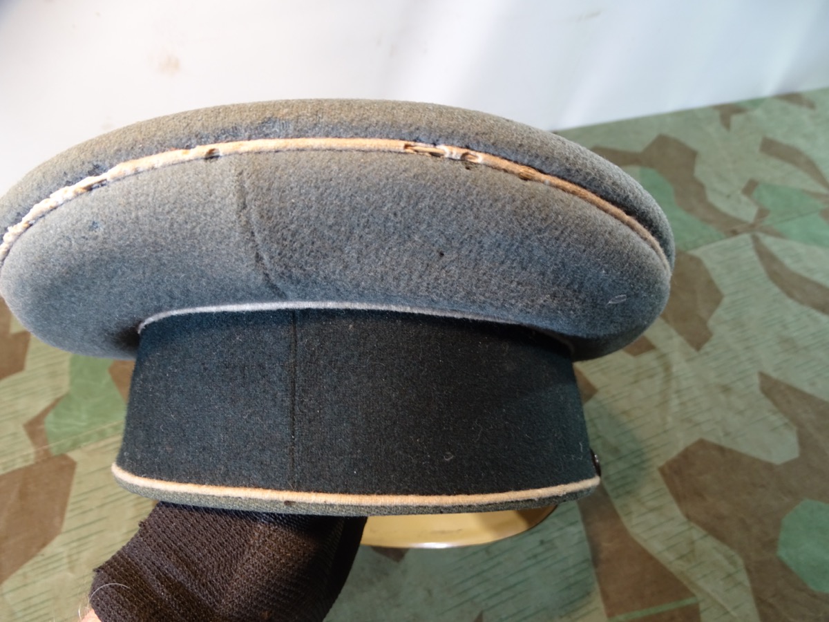 Manschafts Schirmmütze Infanterie Wehrmacht, Hst.Marke : Hans Klementz Mützenfabrik Manschafts Schirmmütze Infanterie Wehrmacht, Hst.Marke : Hans Klementz Mützenfabrik