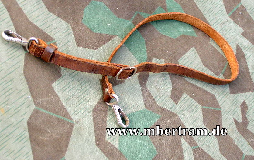 Brauner Leder Schulterriemen HJ /DJ/ SA / NSKK