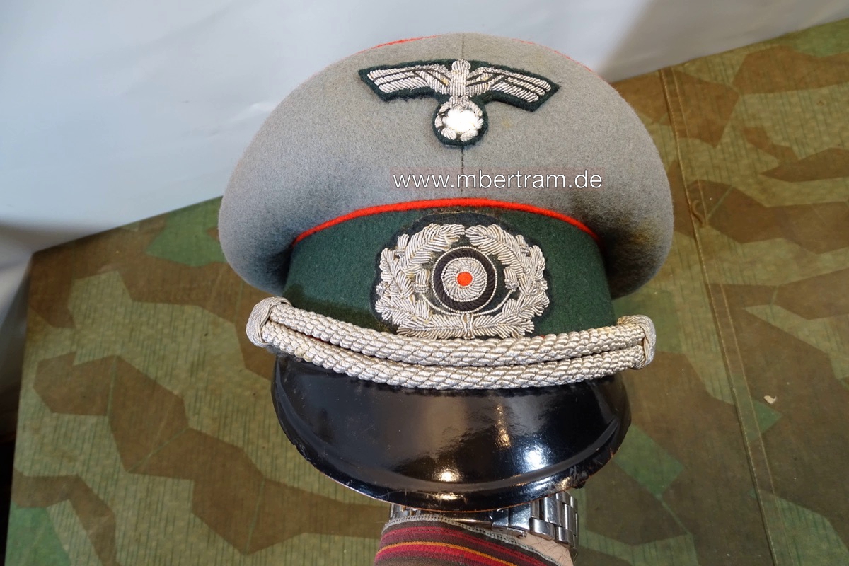Wehrmacht Offiziers Schirmmütze der Artillerie, Marke " Extraklasse"