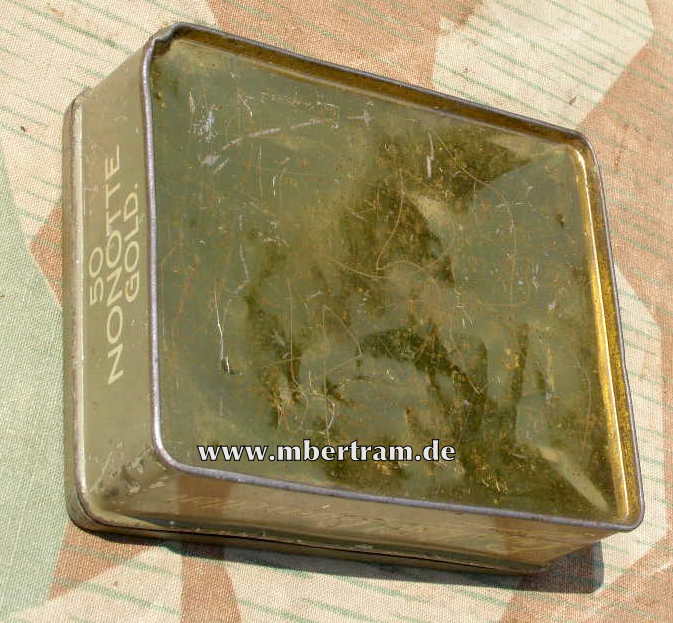 Zigarettendose " 50 Stck Nonotte Gold "