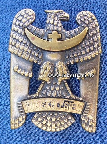 Schlesischer Adler Orden 1. Stufe, geschwärzte Buntmetallausführung