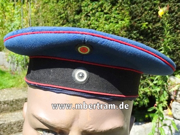 Manschaftsmütze " Krätzchen " Infanterie Preussen mit beiden Kokarden