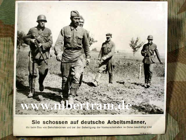 Sie schossen auf deutsche Arbeitsmänner" 2.9.1941.