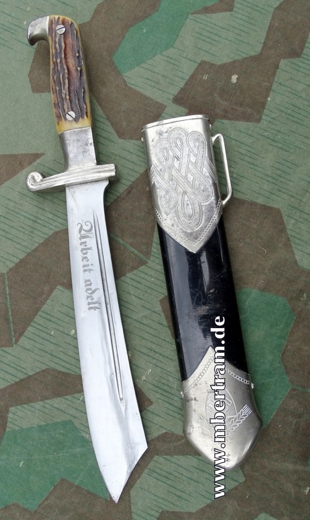 Früher Reichs Arbeitsdienst Hauer, " Carl Eickhorn Solingen "
