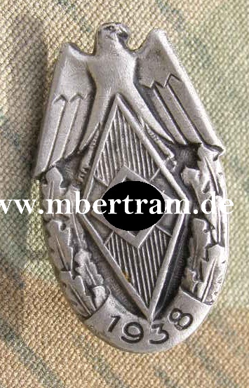 Hitler-Jugend Siegernadel 1938 HJ-Reichssportwettkämpfe