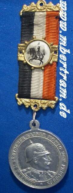 Erinnerungsmedaille, Aluminium, "Kaiserparade 1908 Metz"