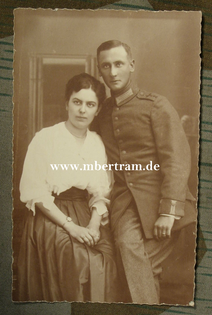 Flieger 1. WK feldgrau, Rgt.Nr. 2, aufgestickter Propeller