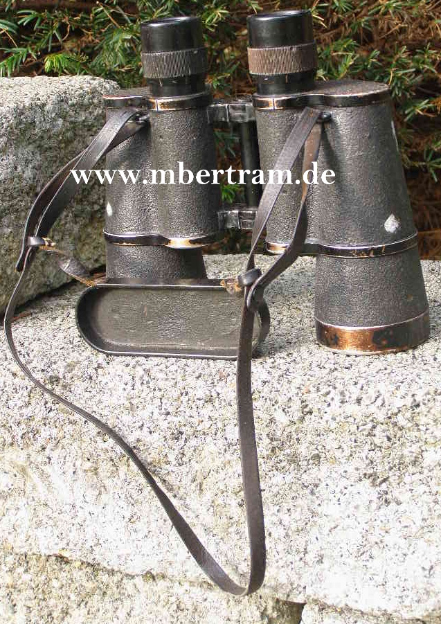 WH Dienstglas 7X50, blc, Carl Zeiss-Jena, Abdeckung, Riemen
