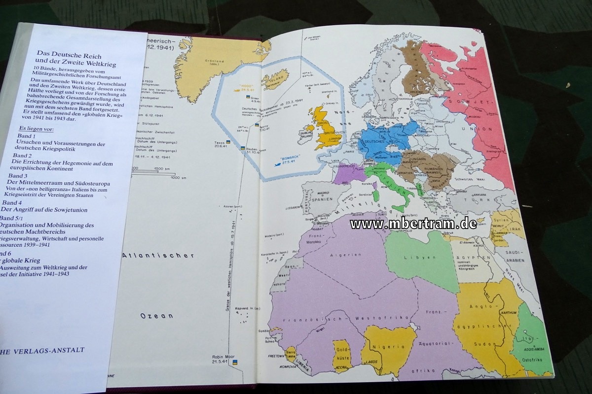 16236-21 Forschungsamt der BW: Das Deutsche Reich und der (2.) Zweite Weltkrieg Band 1-6