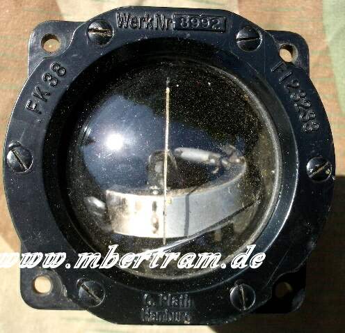 LW FLUGZEUG BORDINSTRUMENT, KÜNSTLICHER HORIZONT