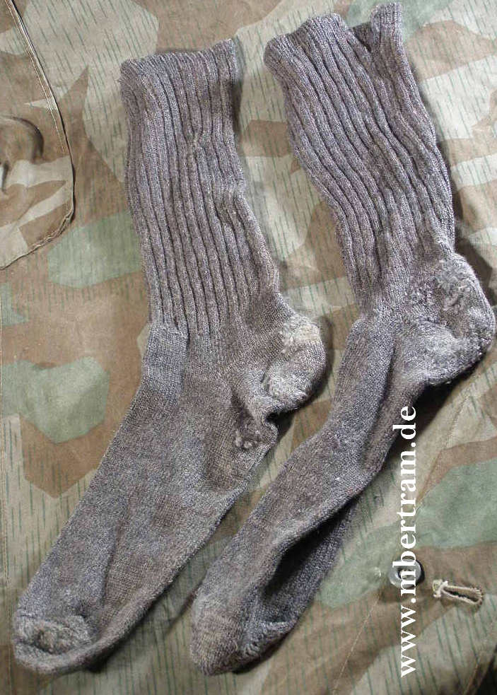 WH Militär Wollsocken 40er Jahre aus Landsernachlass