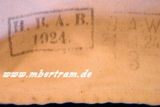 Reichsmarine Matrosenbluse, bl.Kieler Kragen. BAW 21.11.24