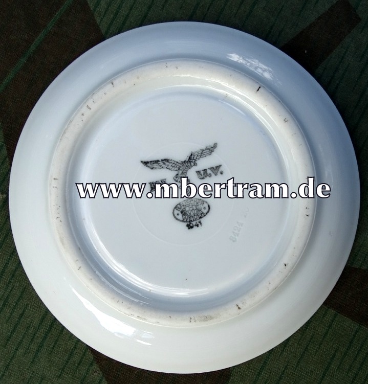 LW Tassen Unterteller, Adler, FL.U.V, Bauscher Weiden 1941
