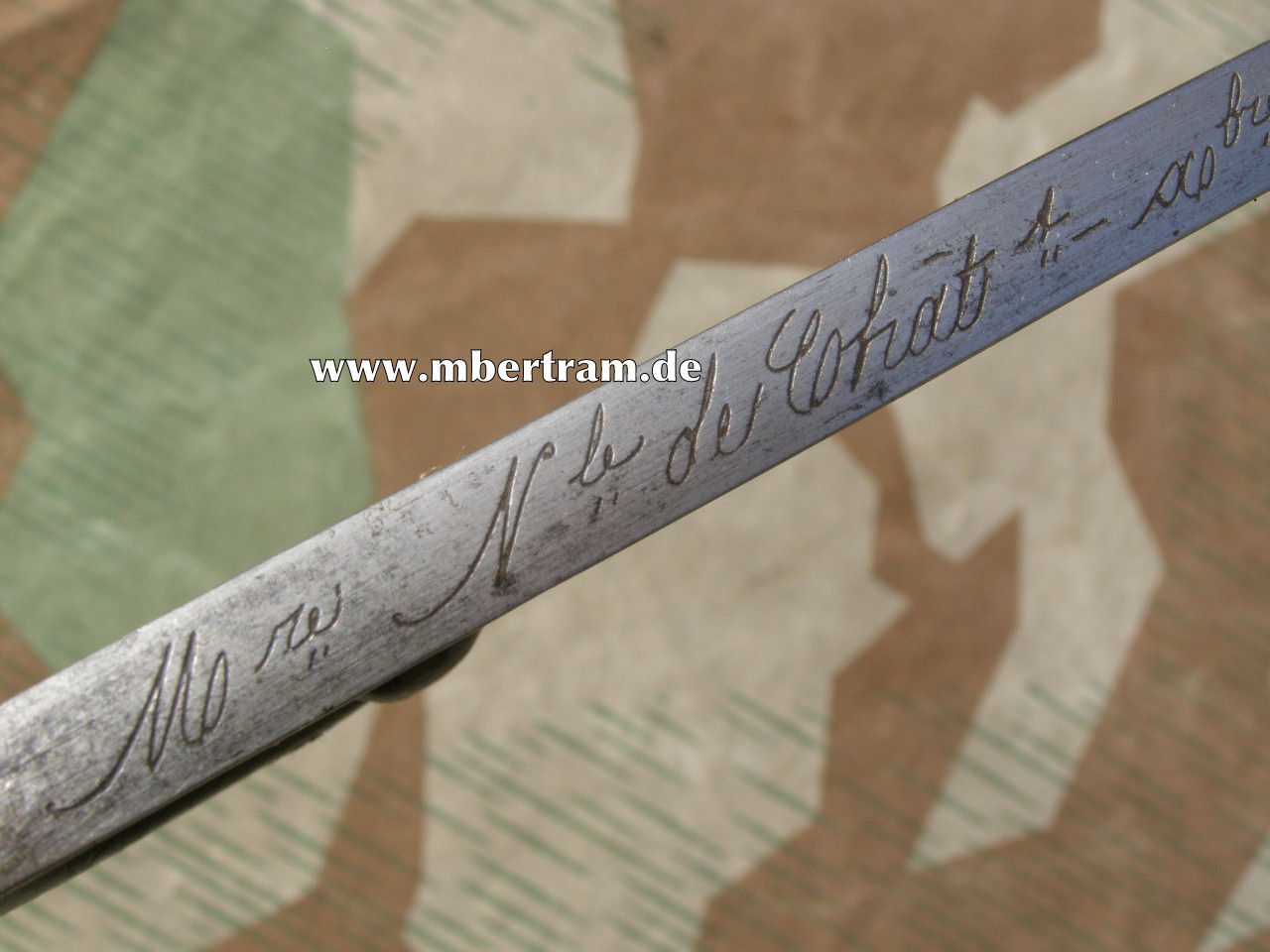 11114-10 Frankreich Säbelbajonett M 1866, Hst.: "Cohat 1870"