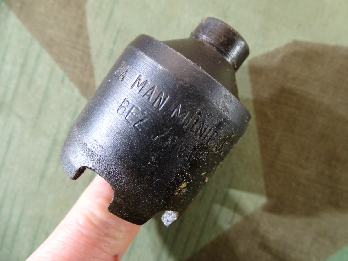 Manöver Patronen Gerät Mündungsfeuerdämpfer Düse für MG 42/53 Manöver Patronen Gerät Mündungsfeuerdämpfer Düse für MG 42/53