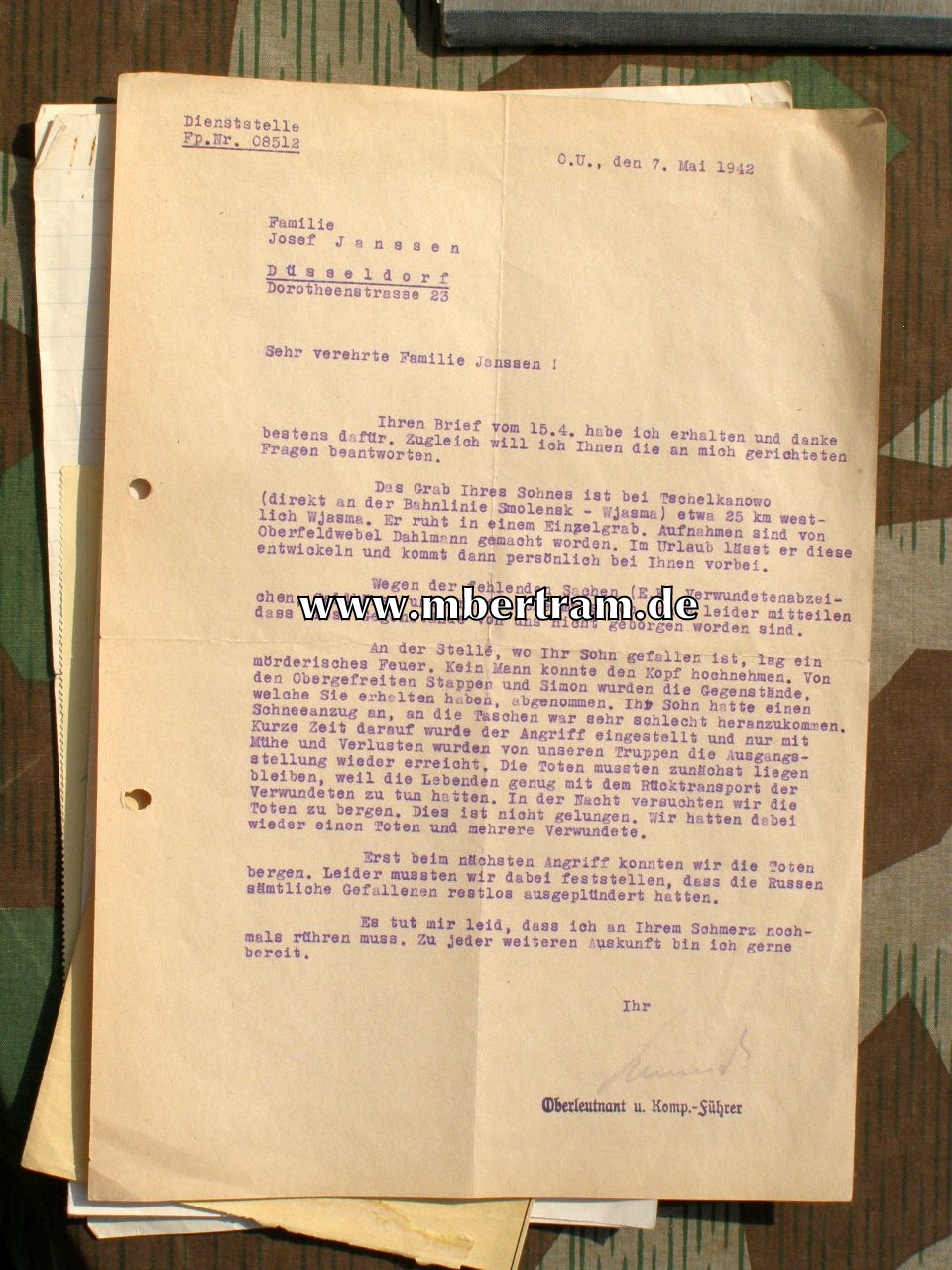 11385-18 Dokumente: 1. Inf. Rgt. 39 , Nachr. Zug, Düsseldorf, EK 2....