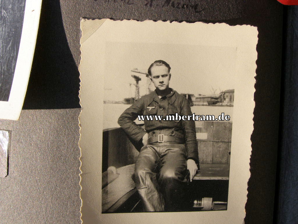 13620-77 Dienstzeit Fotoalbum U 552, Kommandant Erich Topp SELTEN !