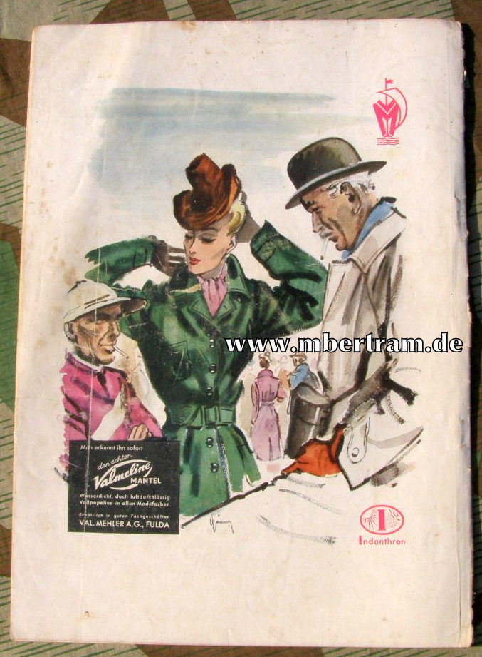 Der Silberspiegel, 10.09.1940. Frauenzeitschrift.