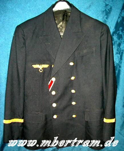 Kriegsmarine Offiziers Uniformjacke Leutnant 1943