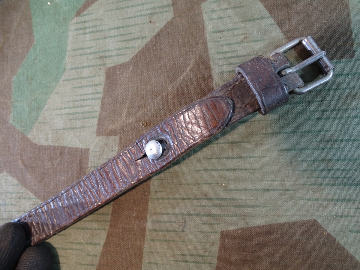 Wehrmacht Doppelpackriemen Herstellercode  "1941", ca. 54,5 cm mit Schnalle