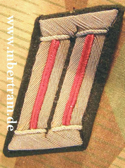 Kragenspiegel Offizier Artillerie/ Sturmgeschütze, WH