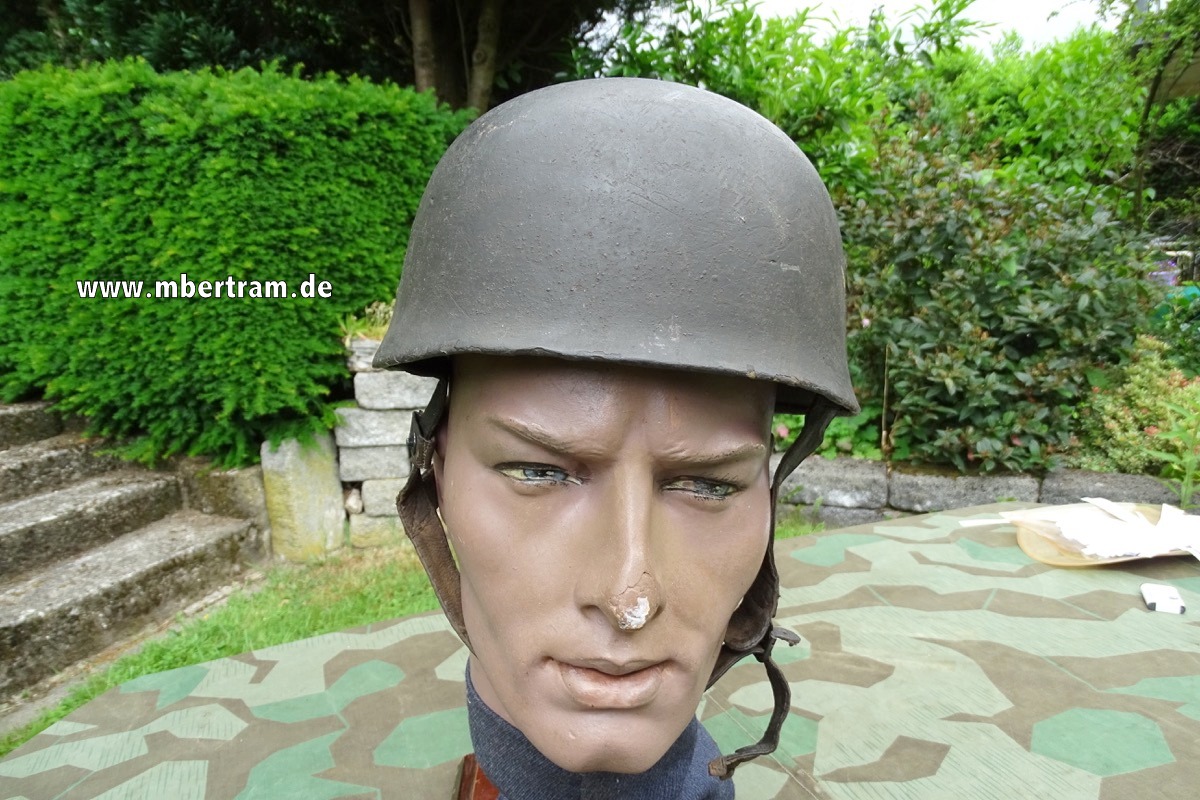 Luftwaffen Fallschirmjäger Helm  M 38, deutsch, 2. WK, Adlerwappen