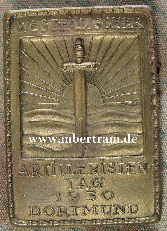 Westfälischer Artilleristen Tag 1930 Dortmund