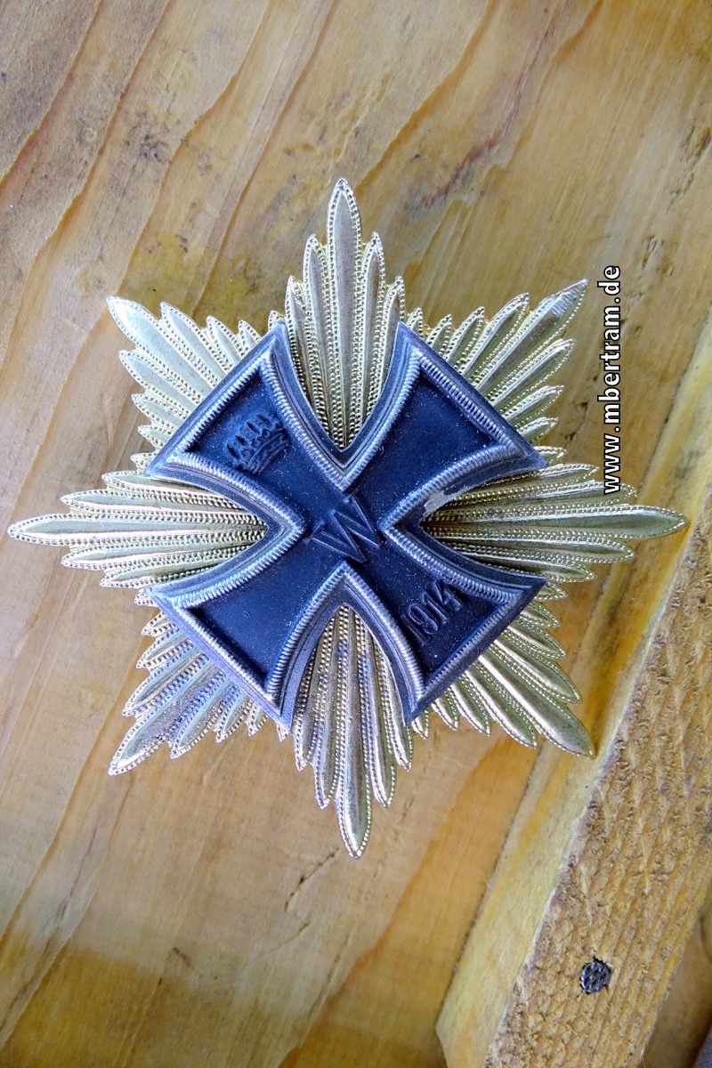 Replik Brustern zum Großkreuz des Eisernen Kreuzes 1914 " Hindenburgstern"