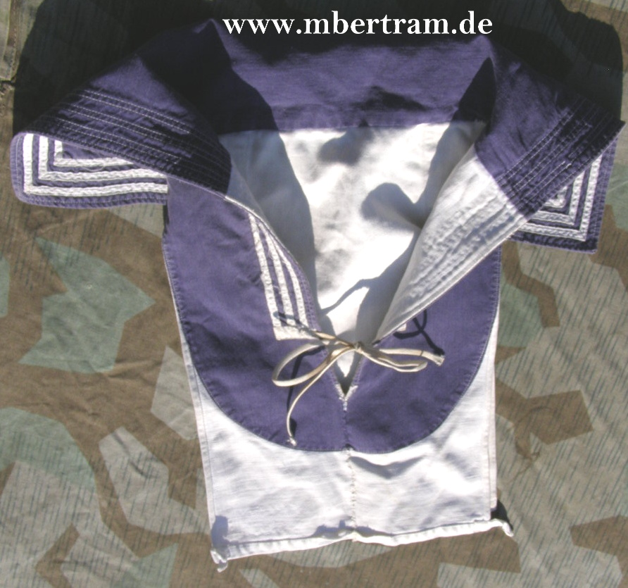 Kriegsmarine Kieler Kragen für Matrosenbluse BAK 1939