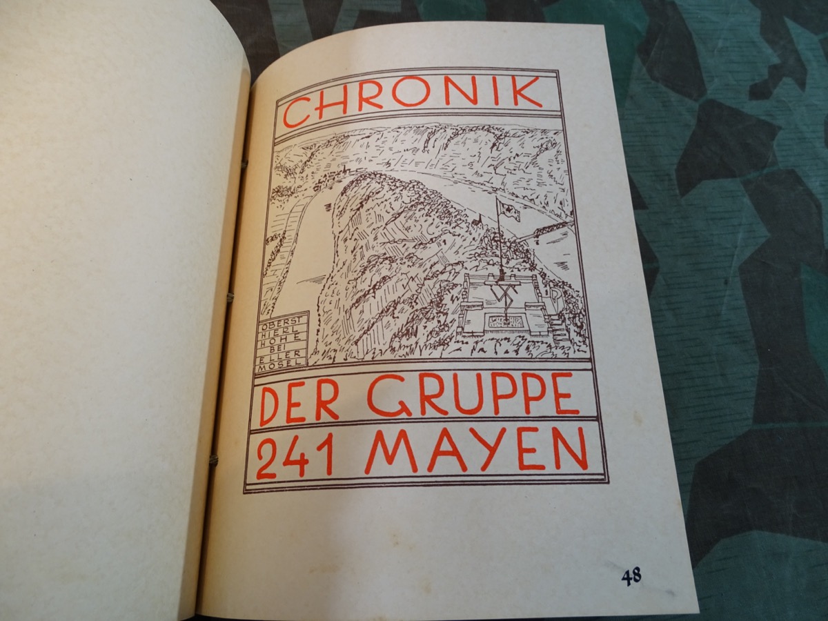 Gau Chronik über die Anfänge des Arbeitsgaues XXIV Mittelrhein. Seltenes und aufwendig gestalltetes Buch-